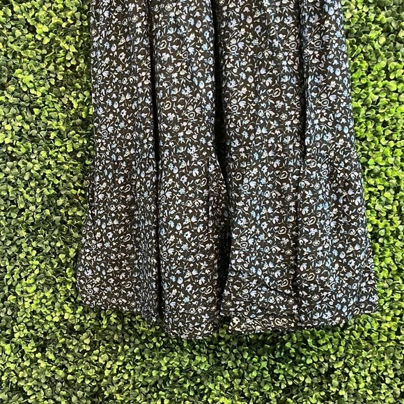 NWT Apiece Apart Mitte Floral Print Long Sleeve Cotton Mesa Dress - Picture 5 of 12